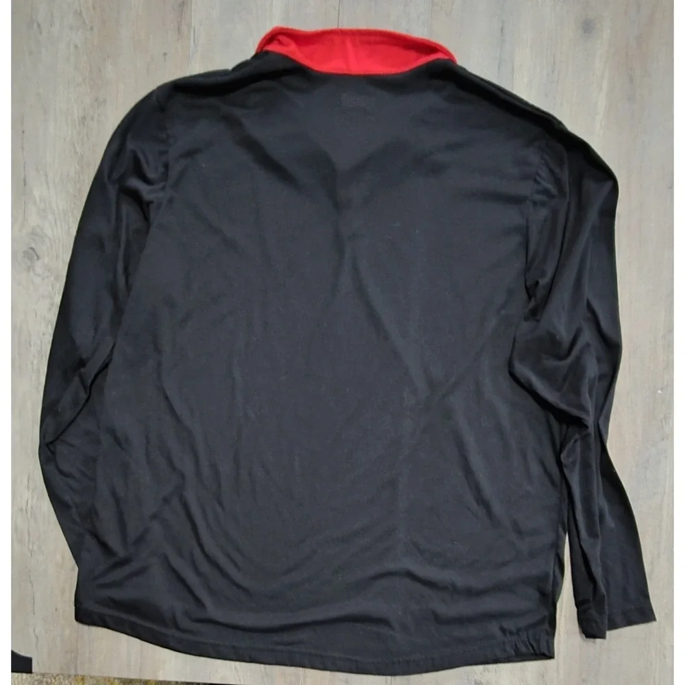 RedCon1 ( Highest State Of Readiness) 1/4 Zip Black&Red Athletic Pullover Men XL